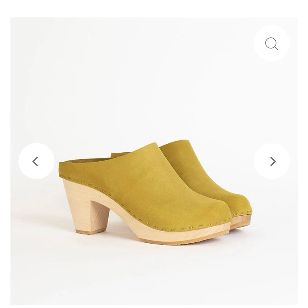 Bryr Chloe clog in Fennel